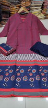Desi Girl Muslin Digital Printed Kurti With Bottom Dupatta Wholesale Market In Surat